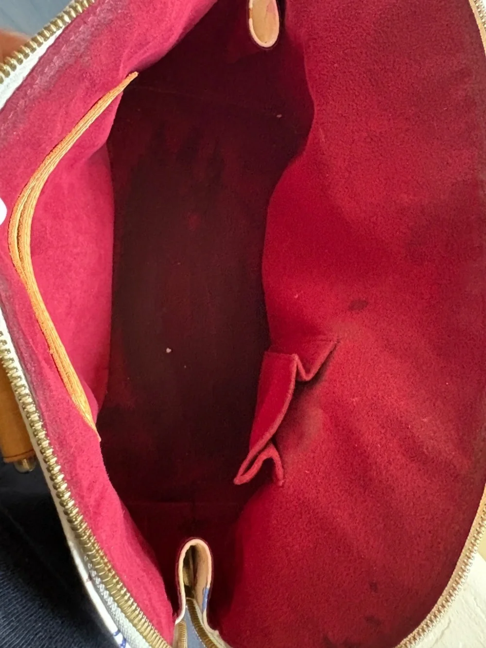 Louis Vuitton monogram alma white